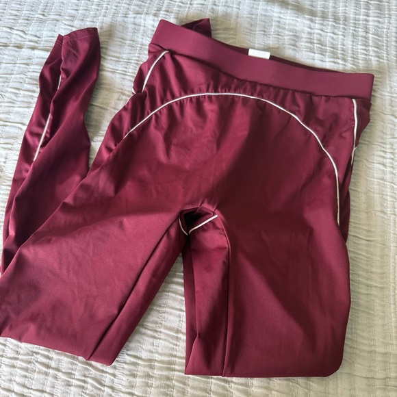 Musera Burgundy Women's Leggings - Picture 1 of 3
